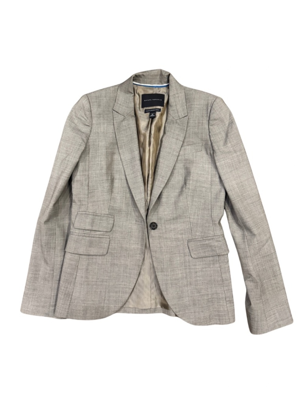 Full Suit! Banana Republic Gray 2pc Italian Wool